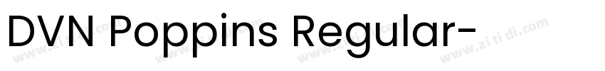 DVN Poppins Regular字体转换